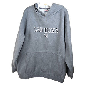 University of North Carolina Men's Gray XXL Hoodie Sweatshirt Foot Locker Logo